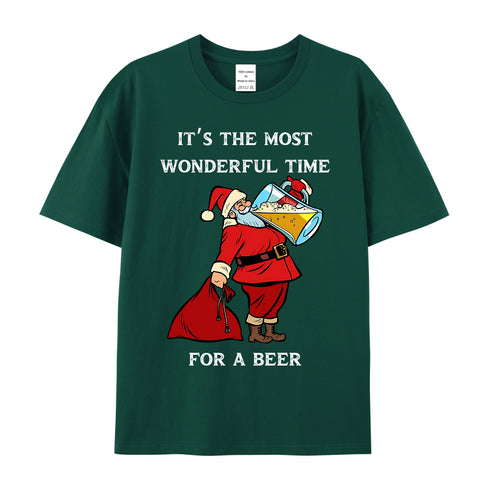 Unisex Christmas Theme Cotton T-Shirt